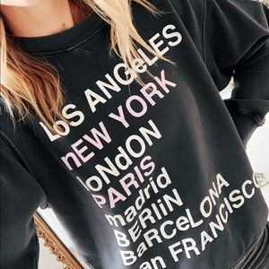 Anine Bing City Love Sweatshirt XS
